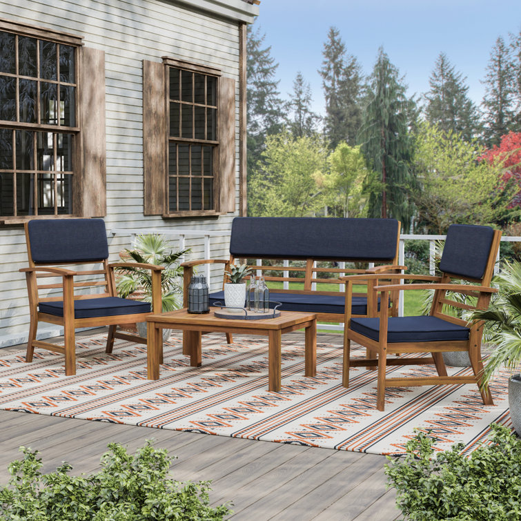 4 Piece Outdoor Conversation Set